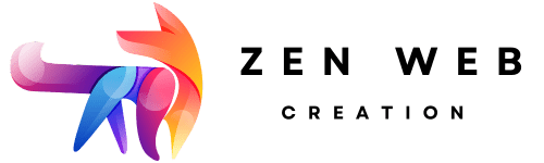 Zen Web creation logo png 500 X 150